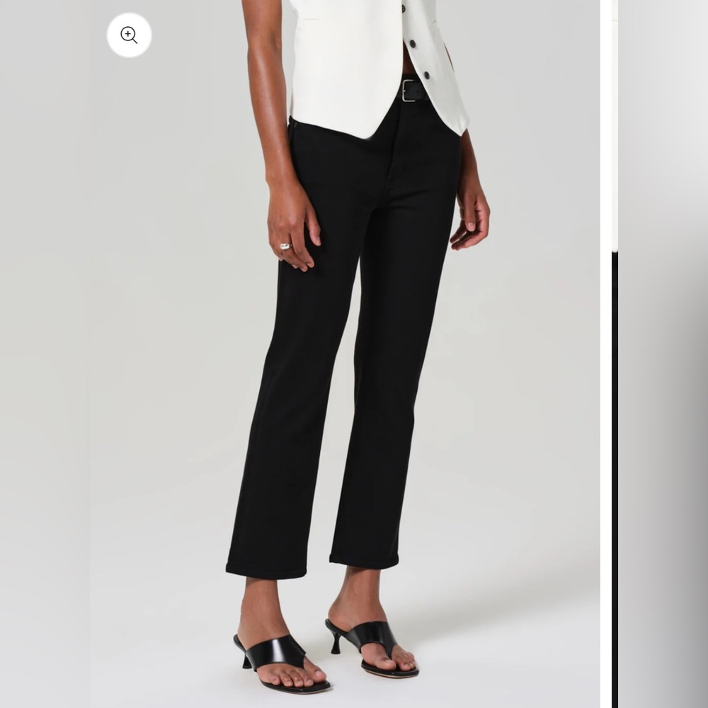 Citizens Of Humanity Black Boot Cut Jeans
